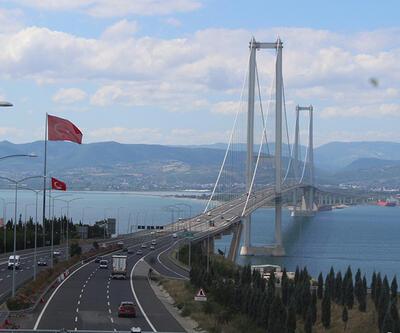 Osmangazi Köprüsü'nden 757 bin araç geçti
