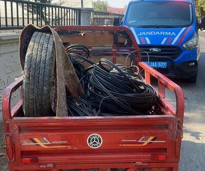 İzmir’de kablo hırsızı tutuklandı