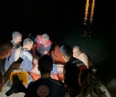 Baraj gölünde boğulma tehlikesi geçiren kişiyi itfaiye kurtardı