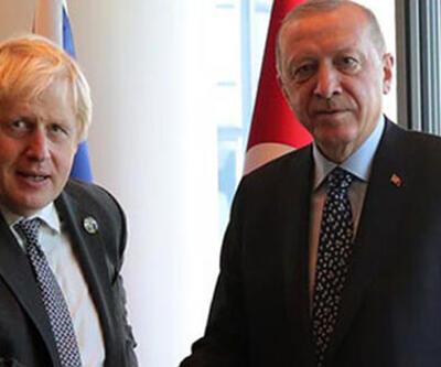 Cumhurbaşkanı Erdoğan, Boris Johnson'la görüştü