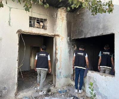 Nusaybin’de polis, uyuşturucuyla mücadelede metruk binalara operasyon