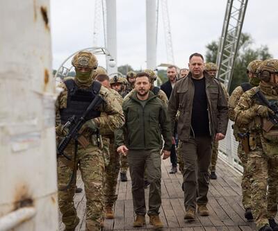 Zelenski, Ukrayna'nın kontrolüne geçen İzyum’u ziyaret etti