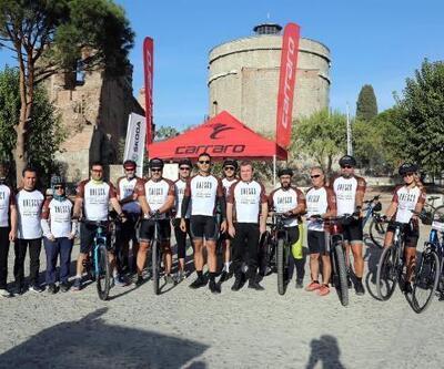 UNESCO Dünya Mirası Yolunda Bisiklet Turu'nun 8'incisi Bergama'dan start aldı