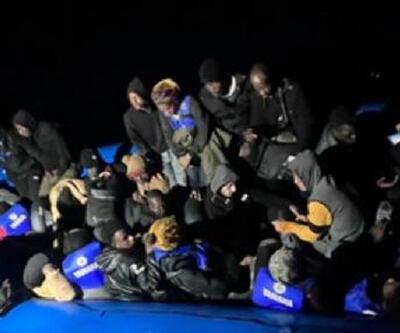 Datça'da 32 göçmen kurtarıldı