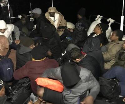 Ege'de 185 göçmen kurtarıldı