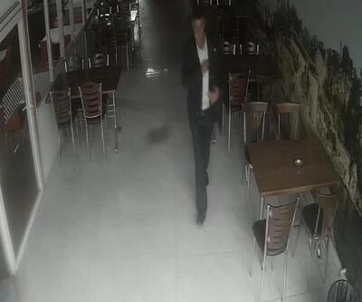 Restorandan hırsızlık  kamerada