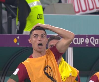 Ronaldo, Portekiz-Gana maçında şekilden şekle girdi