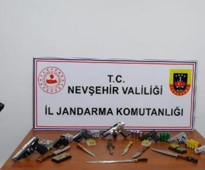 Nevşehir'de 7 adet ruhsatsız tabanca ele geçirildi