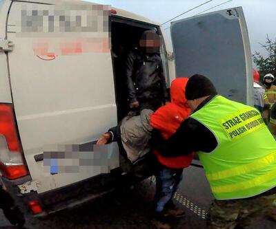 Polonya'da 23 kaçak göçmen yakalandı