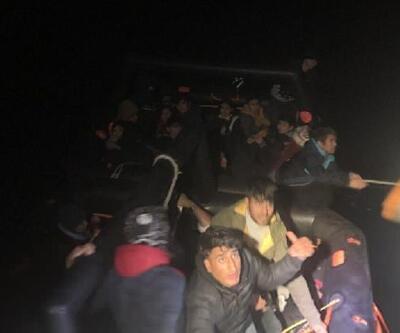 Çanakkale'de 34 kaçak göçmen kurtarıldı