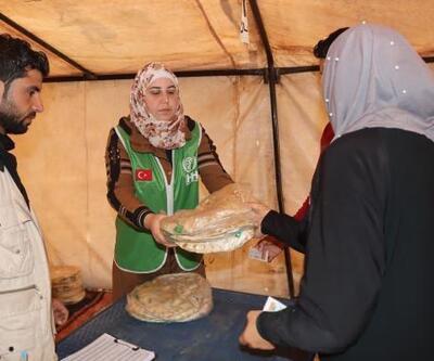 Suriye’deki kamplara her gün 54 bin ekmek