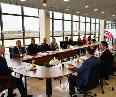 Çorlu Atatürk Havalimanı'nda güvenlik toplantısı
