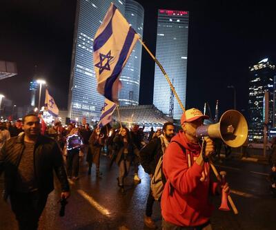 İsrail'de Netanyahu hükümetine karşıtı protesto