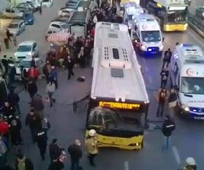 Son dakika haberi: Bahçelievler'de İETT otobüsü durağa girdi! 1 kişi öldü, 5 yaralı var!