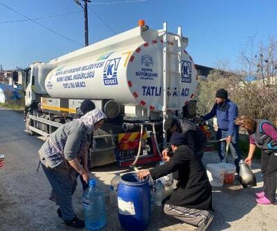 Konya Büyükşehir Belediyesi'nden Hatay'a temiz su yardımı