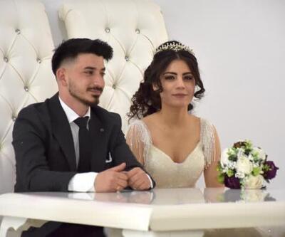 Hataylı depremzede çift, Aksaray’da evlendi