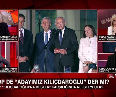 6'lı masada kriz aşıldı mı? HDP de "Adayımız Kılıçdaroğlu" der mi? 7 yardımcılı başkanlık nasıl işleyecek? CNN TÜRK Masası'nda tartışıldı