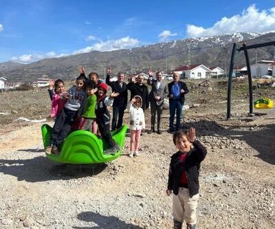 Süleymanpaşa Belediyesi afet bölgesinde çocuk parkları yapıyor