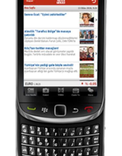 Cnnturk.com Blackberry'nize sığdı!
