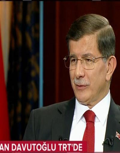 Başbakan Ahmet Davutoğlu TRT Haber'e konuştu