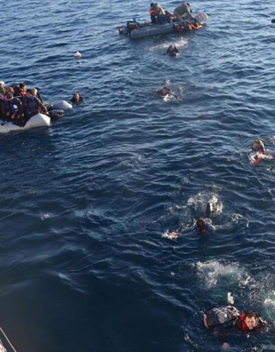 Ege'de göçmen teknesi battı: 1 ölü, 2 kişi kayıp