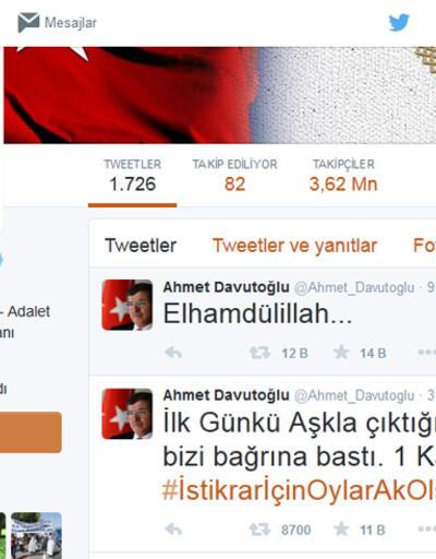 Ahmet Davutoğlu: Elhamdülillah...