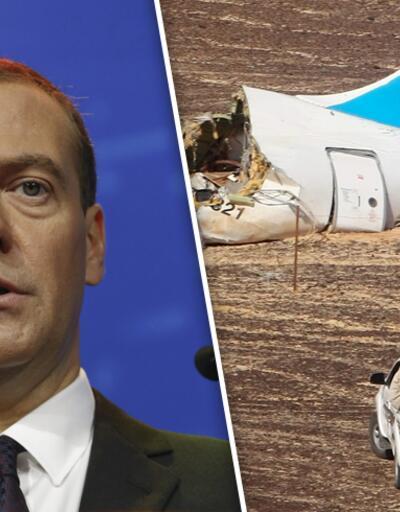 Rusya Başbakanı Medvedev'den düşen yolcu uçağıyla ilgili açıklama
