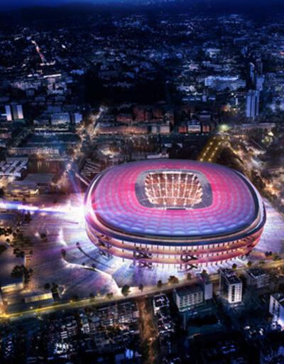 Barcelona yeni stadın görsellerini paylaştı