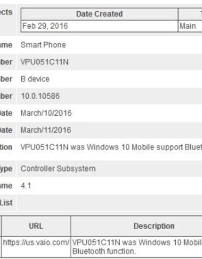 Vaio'dan Windows 10 Mobil atağı!