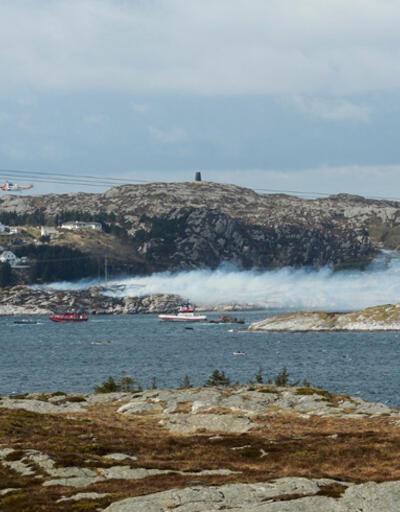Norveç'te içinde 17 kişi bulunan helikopter düştü