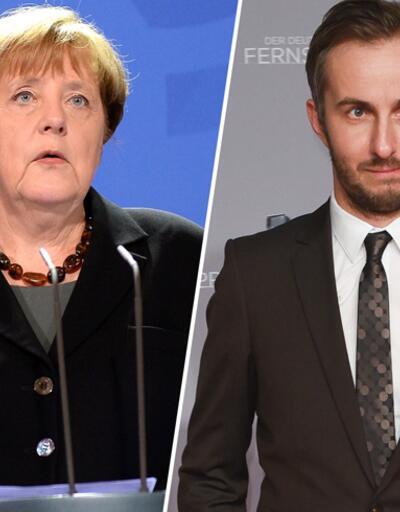 Alman komedyen Böhmermann'dan Merkel'e eleştiri