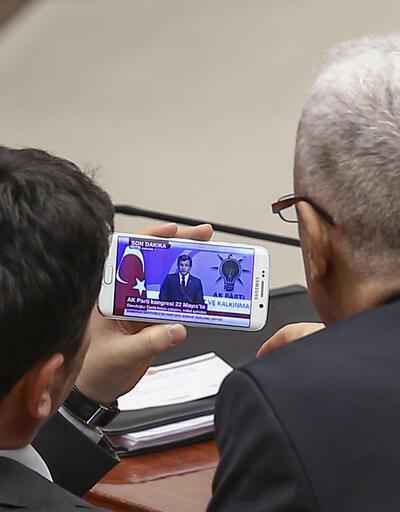 TBMM'de milletvekilleri Davutoğlu'nun konuşmasını böyle izledi