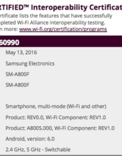 Samsung Galaxy A8 için Marshmallow güncellemesi göründü!