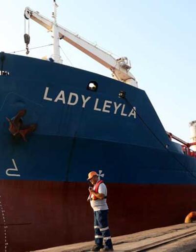 Gazze'ye yardım götürecek Lady Leyla Mersin Limanı'nda
