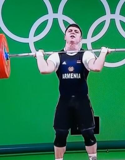 Ermeni halterci Andranik Karapetyan'nın kolu kırıldı
