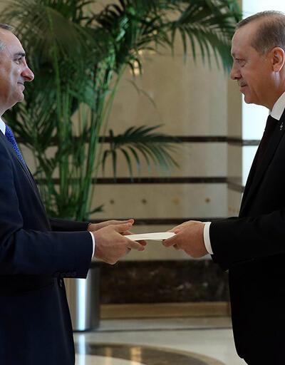 İsrail Büyükelçisi, Cumhurbaşkanı Erdoğan'a güven mektubunu sundu