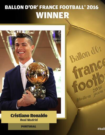 Ballon d'or Ödülü Cristiano Ronaldo'nun