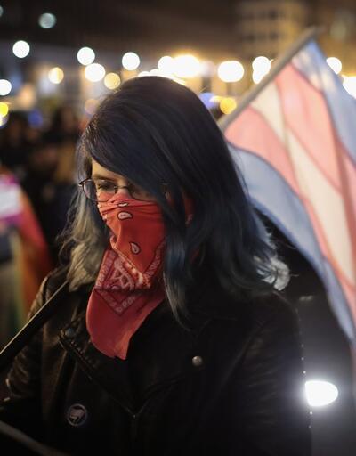 Transseksüeller Trump'ı protesto etti