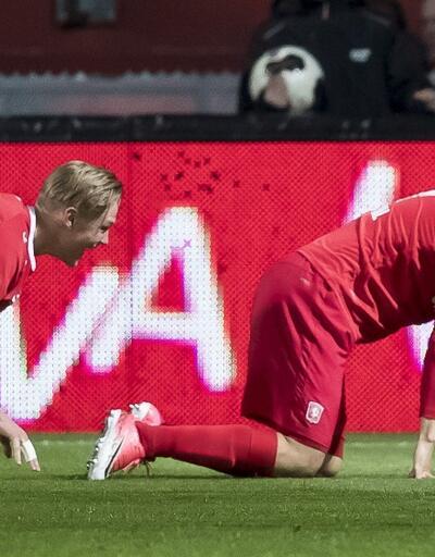 Enes Ünal'ın Hollanda'yı sallayan gol sevinci