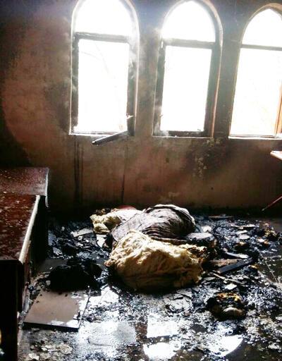 Kırıkkale'de yangın: Baba öldü oğlu gözaltında 