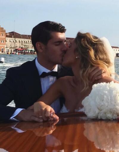 Alvaro Morata hayranı ile evlendi