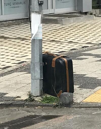 Çöp diye atılan valiz polisi alarma geçirdi