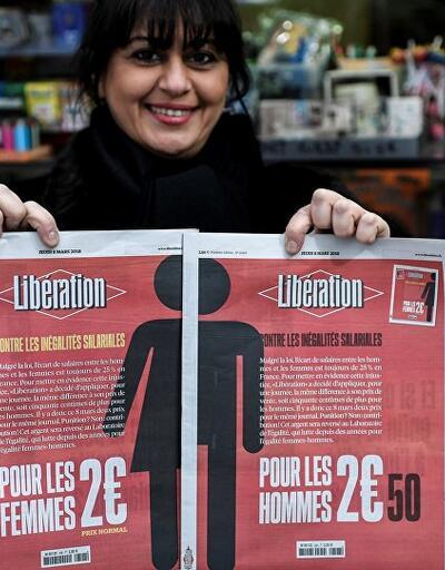 Fransız gazete, Dünya Kadınlar Günü'nde erkeklere daha pahalıya satıldı