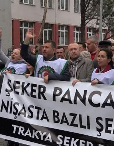 Kırklareli'de 5 bin kişi şeker fabrikalarının özelleştirilmesini protesto etti