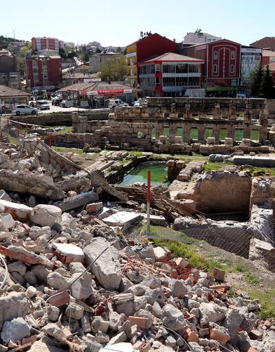 Yozgat’ta iki bin yıllık "Roma Hamamı" gün yüzüne çıktı
