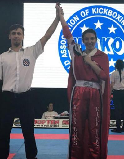 Zeynep Cankurt, Kick Boks’ta dünya ikincisi oldu