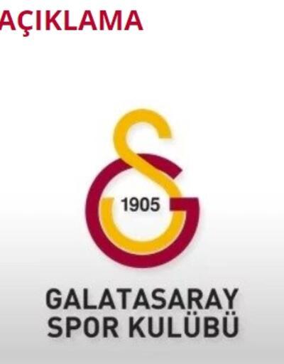 Galatasaray'dan kamuoyuna açıklama