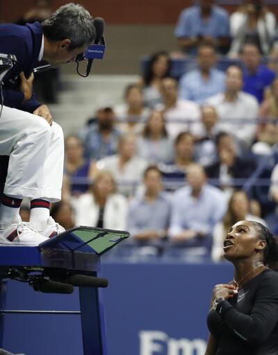 Terör estiren Serena Williams'a 17 bin dolar para cezası