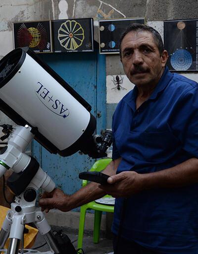 Diyarbakır'ın astronumu teleskobuna kavuştu