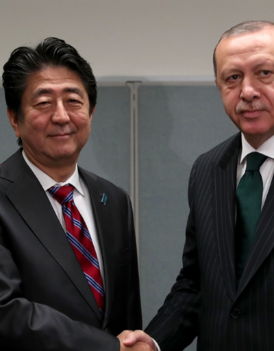 Cumhurbaşkanı Erdoğan ile Japonya Başbakanı Abe bir araya geldi